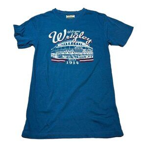 Wrigley Field T-Shirt Blue Size Small
